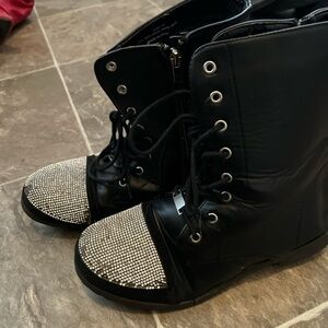 Black Studded Women's Boots